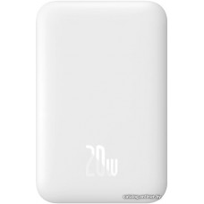 Внешний аккумулятор Baseus Magnetic Wireless PPCX020002 6000mAh (белый)