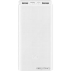 Внешний аккумулятор Xiaomi Mi Power Bank 3 PLM18ZM USB-C 20000mAh (белый)