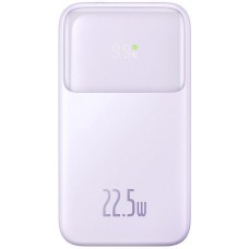 Внешний аккумулятор Baseus Comet Series Dual-Cable Digital Display Fast Charge Power Bank 22.5W 20000mAh (сиреневый)