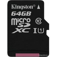 Карта памяти Kingston Canvas Select SDCS/64GBSP microSDXC 64GB