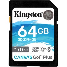 Карта памяти Kingston Canvas Go! Plus SDXC 64GB