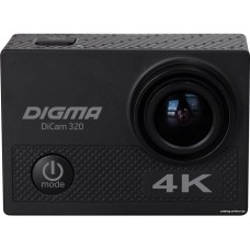 Экшен-камера Digma DiCam 320 DC320 (черный)