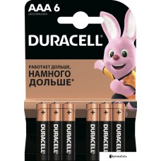 Батарейка DURACELL AAA LR03/MN2400 6 шт. LR03-6BL