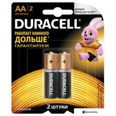 Батарейка DURACELL LR6/MN1500 2BP CN