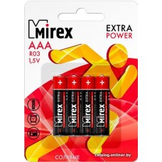 Батарейка Mirex Extra Power R03 AAA 4 шт 23702-ER03-E4