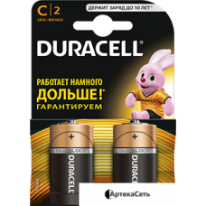 Батарейки DURACELL C 2 шт.