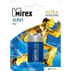 Батарейки Mirex Ultra Alkaline 9V 6LR6-E1