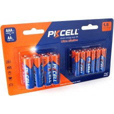 Батарейка PKCELL Ultra LR03(12)+LR6(8)