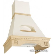 Кухонная вытяжка Elikor Бельведер Флореале 60П-650-П3Д (бежевый/дуб неокрашенный) (943805)