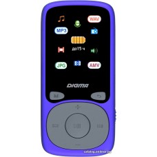 Плеер MP3 Digma B4 8GB (синий)