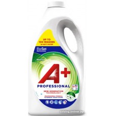 Гель для стирки A+ Professional White для белого белья (5 л)