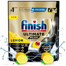 Капсулы для посудомоечной машины Finish Powerball Ultimate Plus All in 1 Лимон (36 шт)