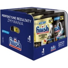 Капсулы для посудомоечной машины Finish 174 шт Powerball Ultimate Plus AIO с лимоном 18x3 шт + Finish Powerball Ultimate AIO 20x6 шт