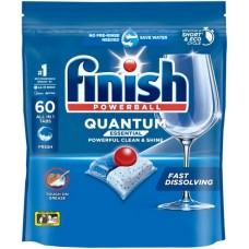 Капсулы для посудомоечной машины Finish Powerball Quantum Clean & Shine (60 шт)