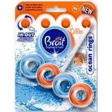 Средство для унитаза Brait Hygiene&Fresh ocean rings 40г
