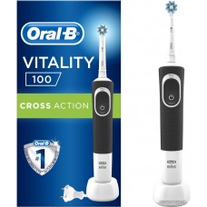 Электрическая зубная щетка Oral-B Vitality 100 Cross Action D100.413.1 (черный)