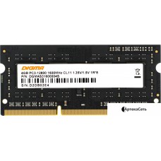 Оперативная память Digma 4ГБ DDR3 SODIMM 1600 МГц DGMAS31600004S