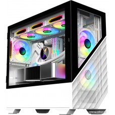 Корпус 1stPlayer DK D7 D7-WH-3F1-W