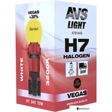 Галогенная лампа AVS Vegas H7 24V 70W 1шт [A78144S]