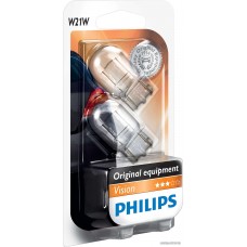 Галогенная лампа Philips W21W Vision 2шт [12065B2]