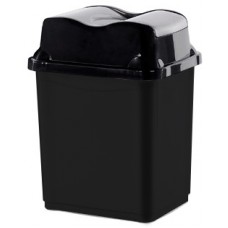 Контейнер для мусора Эльфпласт Proff 2 л (серо-черный)