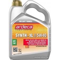Моторное масло Ardeca SYNTH-XL 5W-40 5л
