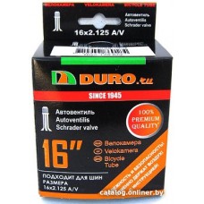 Велокамера DURO 16x1.75/2.125 DHB01003