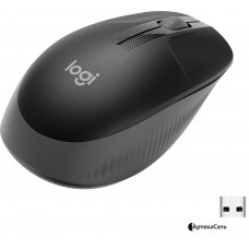 Мышь Logitech M190 (черный/темно-серый)