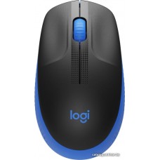 Мышь Logitech M190 (черный/синий)