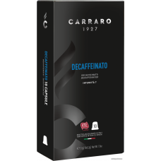 Кофе в капсулах Carraro Decaffeinato 10 шт