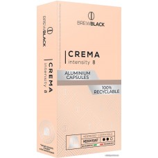 Кофе в капсулах BrewBlack Crema Aluminiaum 10 шт