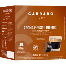 Кофе в капсулах Carraro Aroma E Gusto Intenso Dolce Gusto 16 шт