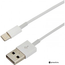 Кабель Rexant 18-0001 USB Type-A - Lighting (1 м, белый)