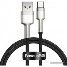 Кабель Baseus Cafule Series Metal Data Cable USB Type-A - Type-C 66W CAKF000101 (1 м, черный)