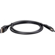 Кабель VCOM CG651-1.5 DisplayPort - DisplayPort (1.5 м, черный)