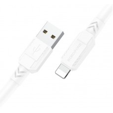 Кабель Borofone BX81 USB Type-A - Lightning (1 м, белый)