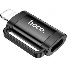 Адаптер Hoco UA31B USB Type-C - Lightning (черный)