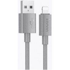 Кабель Hoco X107 USB Type-A - Lightning (1 м, серый)