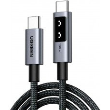 Кабель Ugreen L509 35501 USB Type-C - USB Type-C (1 м, серый)