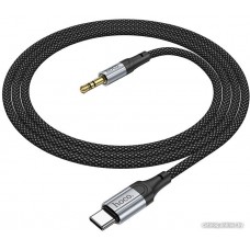 Кабель Hoco UPA26 USB Type-C - Jack 3.5mm (1 м, черный)
