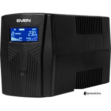 Источник бесперебойного питания SVEN Pro 650 (LCD, USB)