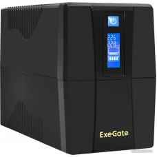 Источник бесперебойного питания ExeGate Power Smart ULB-1000.LCD.AVR.2SH.RJ.USB EX292792RUS