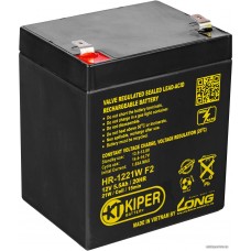 Аккумулятор для ИБП Kiper HR-1221W F2 (12В/5.5 А·ч)