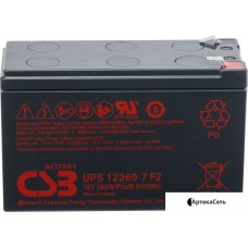 Аккумулятор для ИБП CSB Battery UPS123607 F2 (12В/7.5 А·ч)