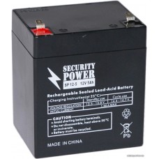 Аккумулятор для ИБП Security Power SP 12-5 F2 (12В/5 А·ч)