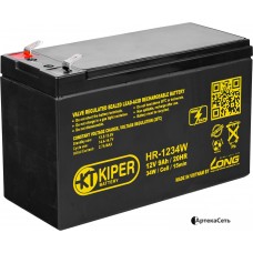 Аккумулятор для ИБП Kiper HR-1234W F2 (12В/9 А·ч)