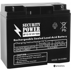 Аккумулятор для ИБП Security Power SP 12-18 (12В/18 А·ч)