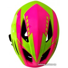 Cпортивный шлем Favorit IN03-M-GN (розовый/зеленый)