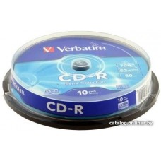 CD-R диск Verbatim 700Mb 52x 43437 (10 шт.)