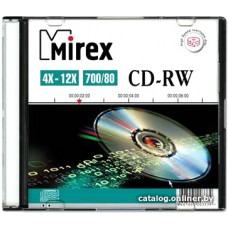 CD-RW диск Mirex 700Mb 12х UL121002A8S (1 шт.)